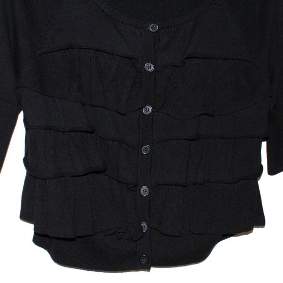 Candie's Vintage Y2K Ruffle Front Cardigan - Picture 7 of 16